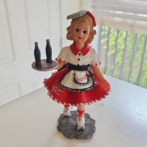 1999 Madame Alexander Coca-Cola Carhop Doll in Red and White